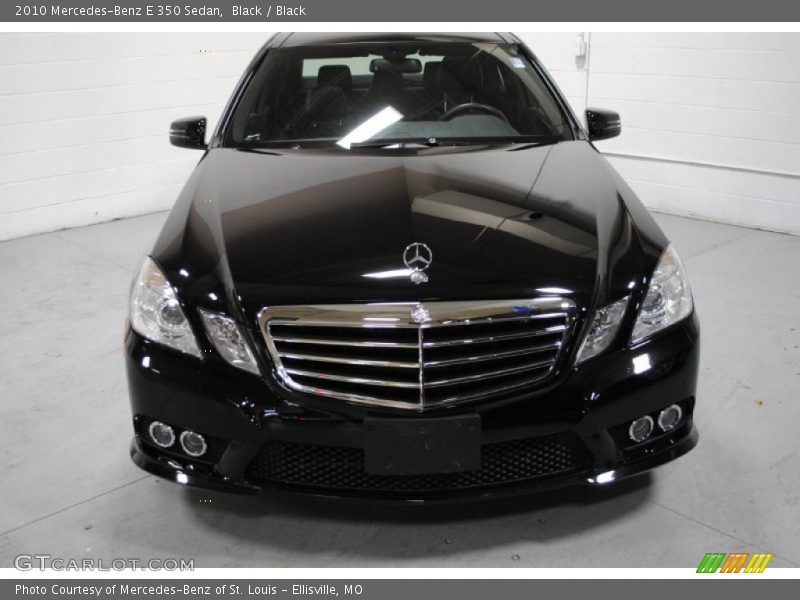 Black / Black 2010 Mercedes-Benz E 350 Sedan