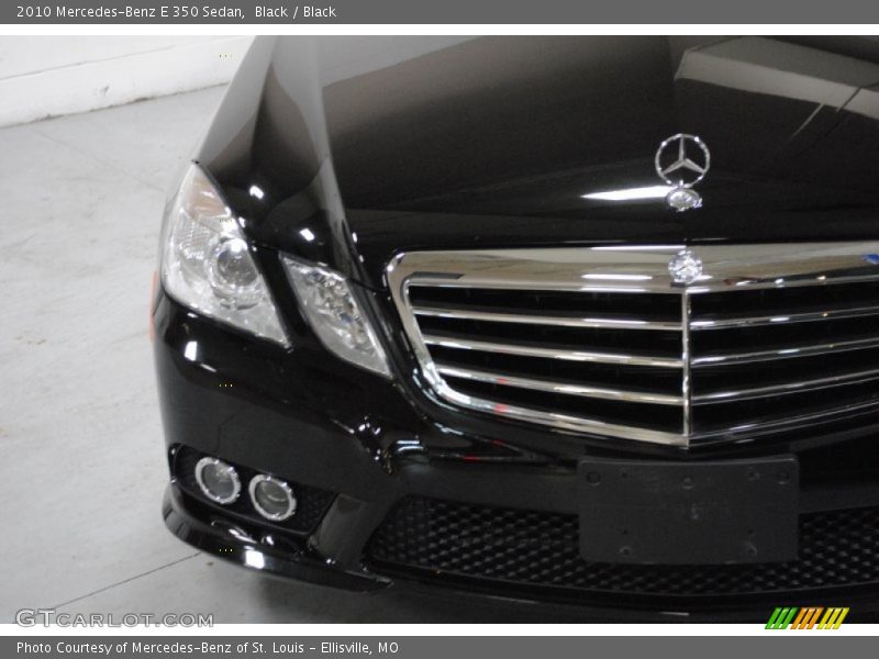 Black / Black 2010 Mercedes-Benz E 350 Sedan