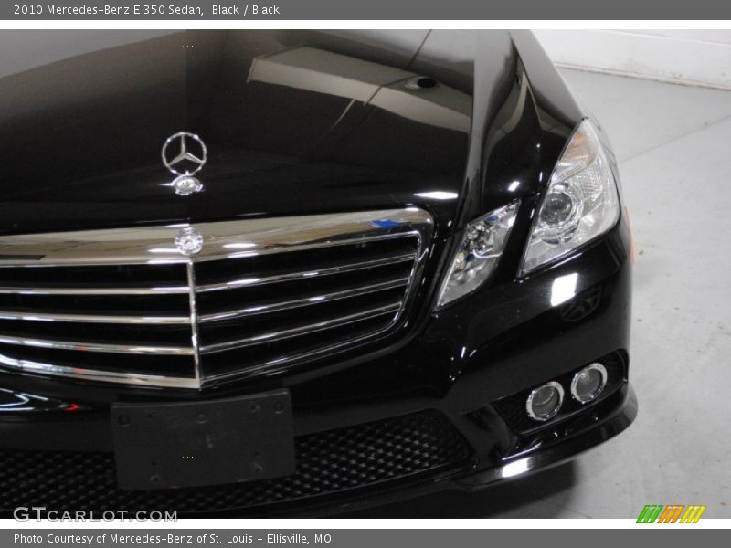 Black / Black 2010 Mercedes-Benz E 350 Sedan