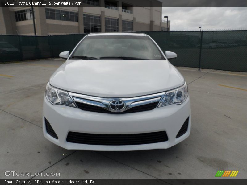 Super White / Ash 2012 Toyota Camry LE