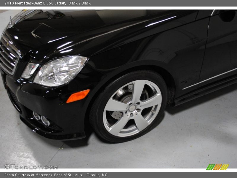 Black / Black 2010 Mercedes-Benz E 350 Sedan