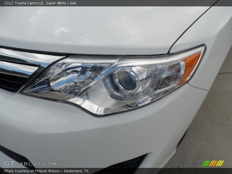 Super White / Ash 2012 Toyota Camry LE