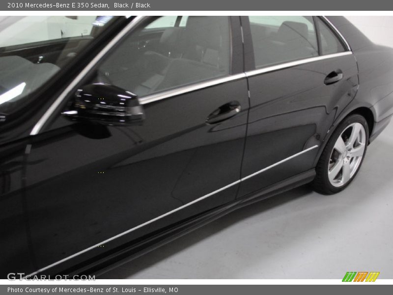 Black / Black 2010 Mercedes-Benz E 350 Sedan