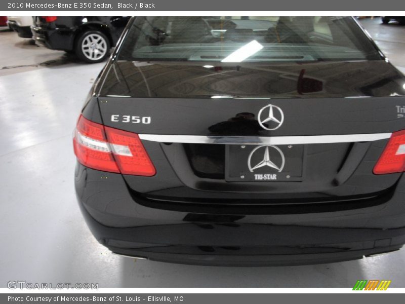 Black / Black 2010 Mercedes-Benz E 350 Sedan