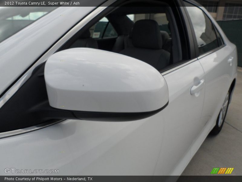 Super White / Ash 2012 Toyota Camry LE