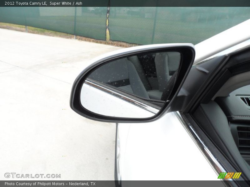 Super White / Ash 2012 Toyota Camry LE
