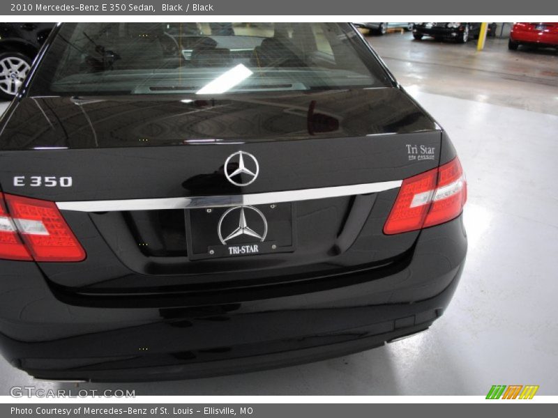 Black / Black 2010 Mercedes-Benz E 350 Sedan