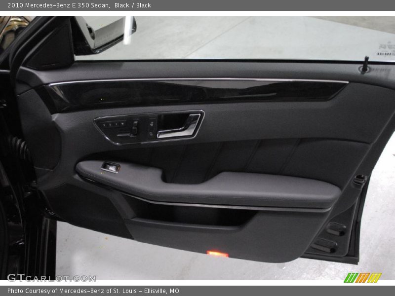 Black / Black 2010 Mercedes-Benz E 350 Sedan