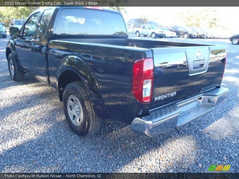 Super Black / Beige 2012 Nissan Frontier S King Cab