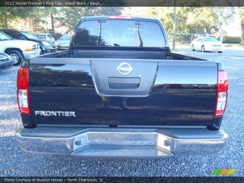 Super Black / Beige 2012 Nissan Frontier S King Cab