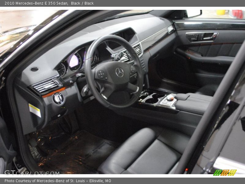 Black / Black 2010 Mercedes-Benz E 350 Sedan