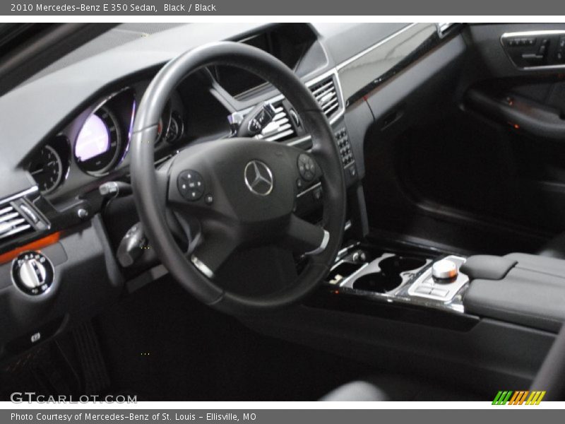 Black / Black 2010 Mercedes-Benz E 350 Sedan