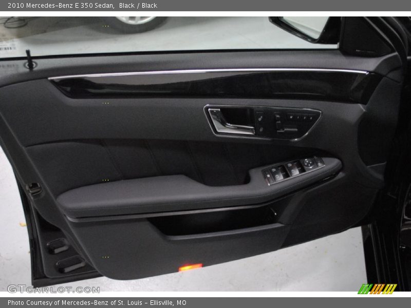 Black / Black 2010 Mercedes-Benz E 350 Sedan