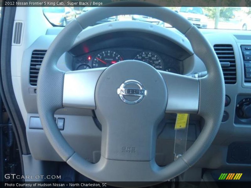 Super Black / Beige 2012 Nissan Frontier S King Cab