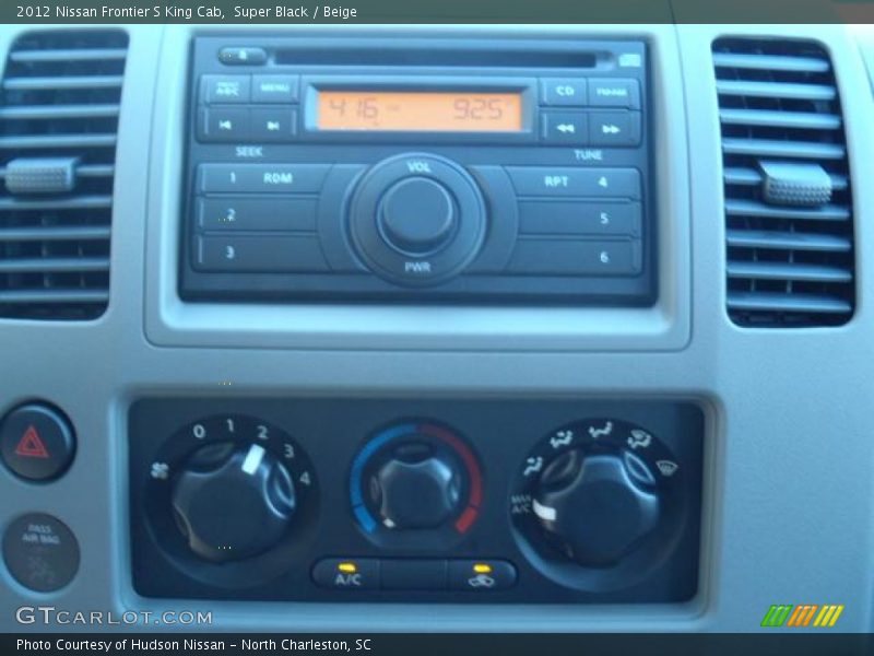 Super Black / Beige 2012 Nissan Frontier S King Cab