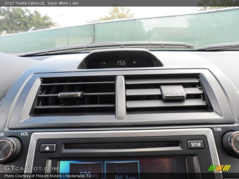 Super White / Ash 2012 Toyota Camry LE