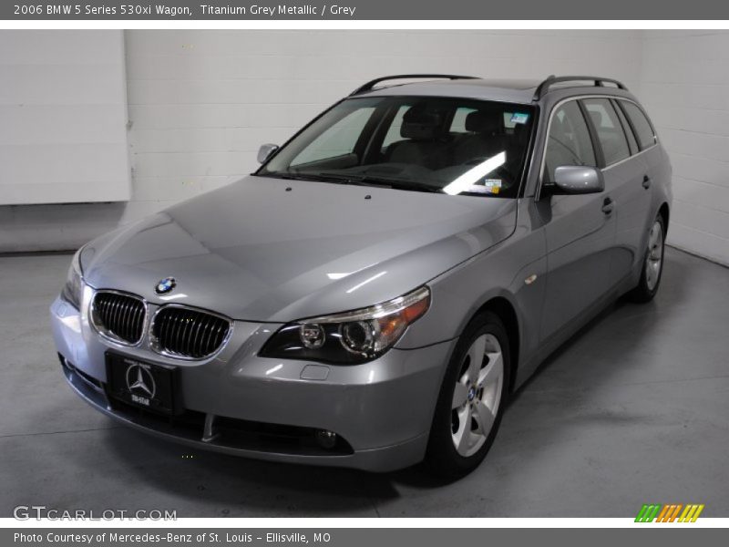 Titanium Grey Metallic / Grey 2006 BMW 5 Series 530xi Wagon