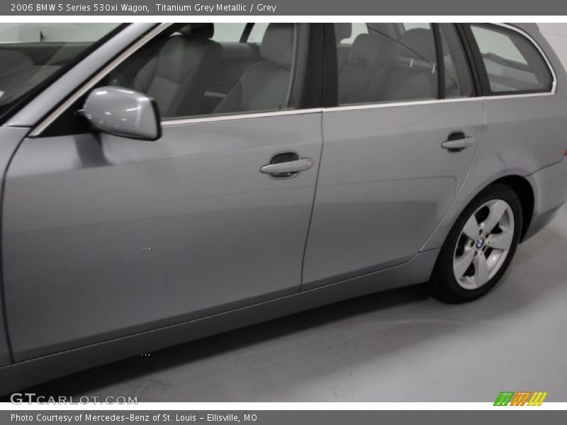 Titanium Grey Metallic / Grey 2006 BMW 5 Series 530xi Wagon