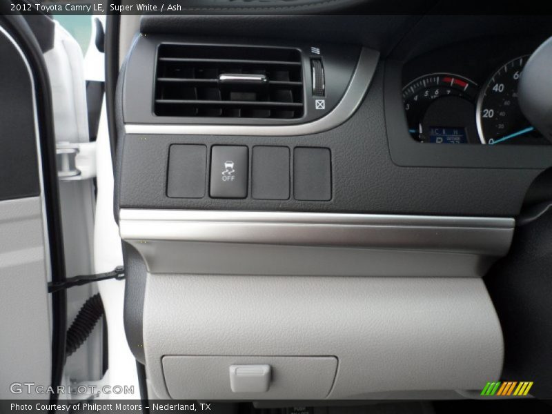 Super White / Ash 2012 Toyota Camry LE