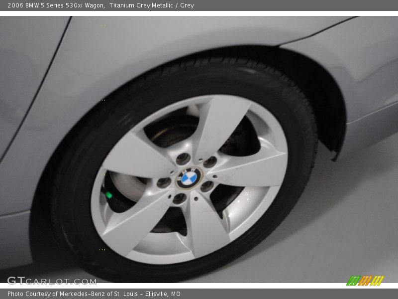 Titanium Grey Metallic / Grey 2006 BMW 5 Series 530xi Wagon