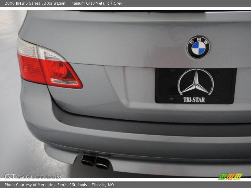 Titanium Grey Metallic / Grey 2006 BMW 5 Series 530xi Wagon