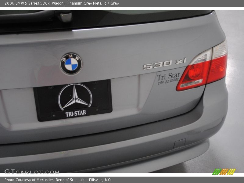 Titanium Grey Metallic / Grey 2006 BMW 5 Series 530xi Wagon
