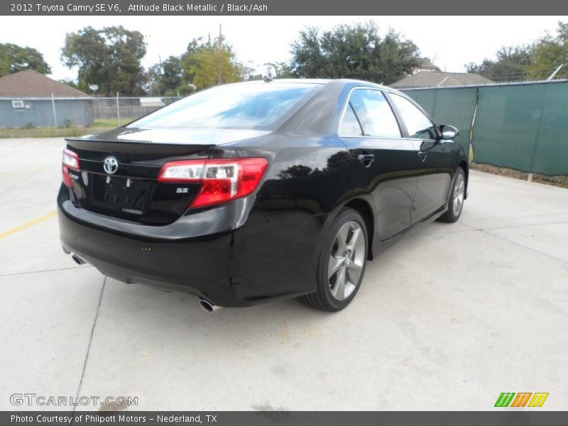 Attitude Black Metallic / Black/Ash 2012 Toyota Camry SE V6