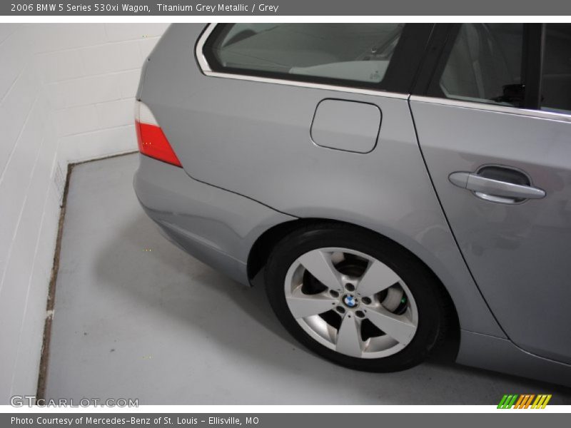 Titanium Grey Metallic / Grey 2006 BMW 5 Series 530xi Wagon