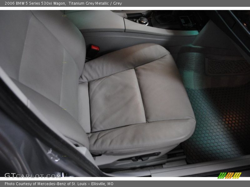 Titanium Grey Metallic / Grey 2006 BMW 5 Series 530xi Wagon