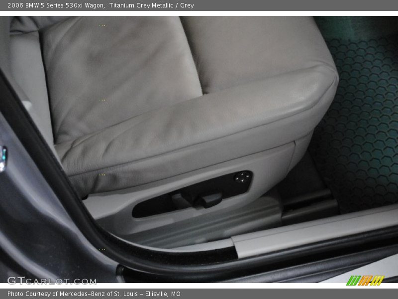 Titanium Grey Metallic / Grey 2006 BMW 5 Series 530xi Wagon