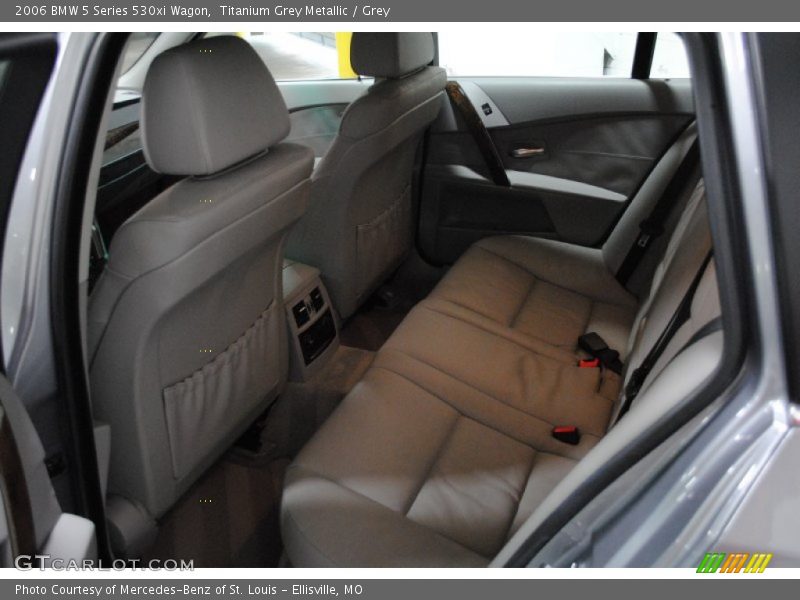 Titanium Grey Metallic / Grey 2006 BMW 5 Series 530xi Wagon