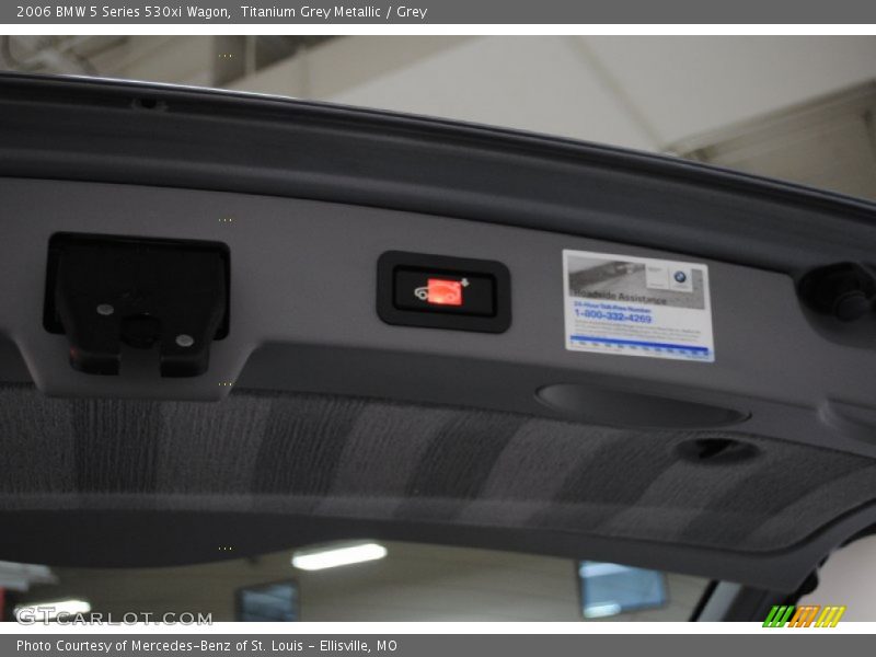 Titanium Grey Metallic / Grey 2006 BMW 5 Series 530xi Wagon