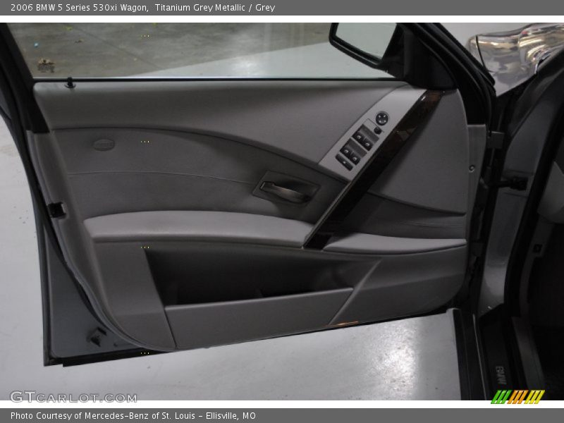 Titanium Grey Metallic / Grey 2006 BMW 5 Series 530xi Wagon