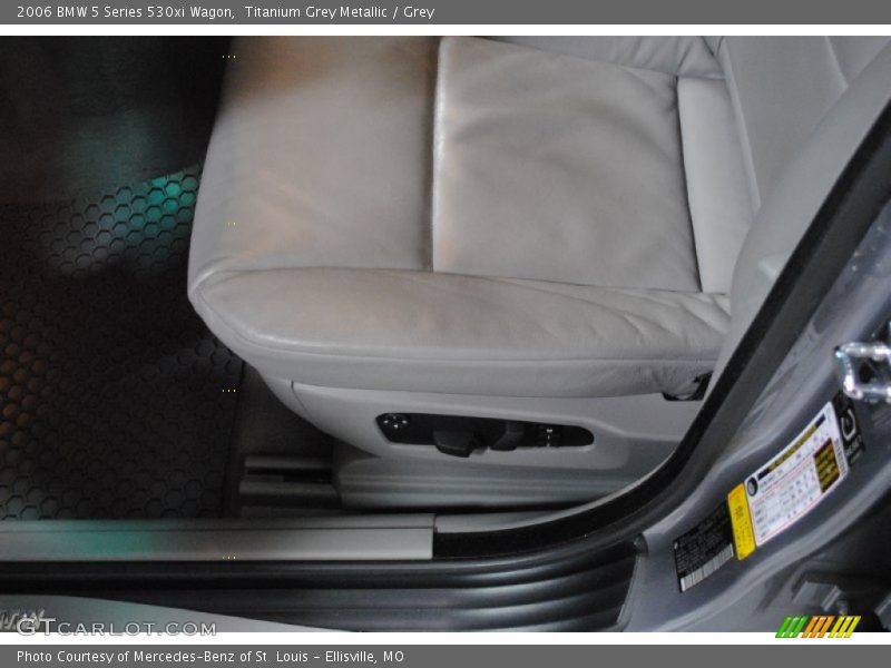 Titanium Grey Metallic / Grey 2006 BMW 5 Series 530xi Wagon
