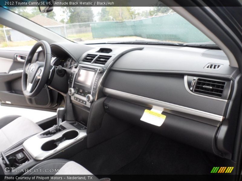 Dashboard of 2012 Camry SE V6