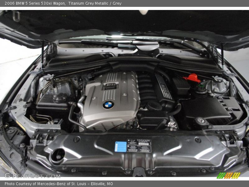 Titanium Grey Metallic / Grey 2006 BMW 5 Series 530xi Wagon