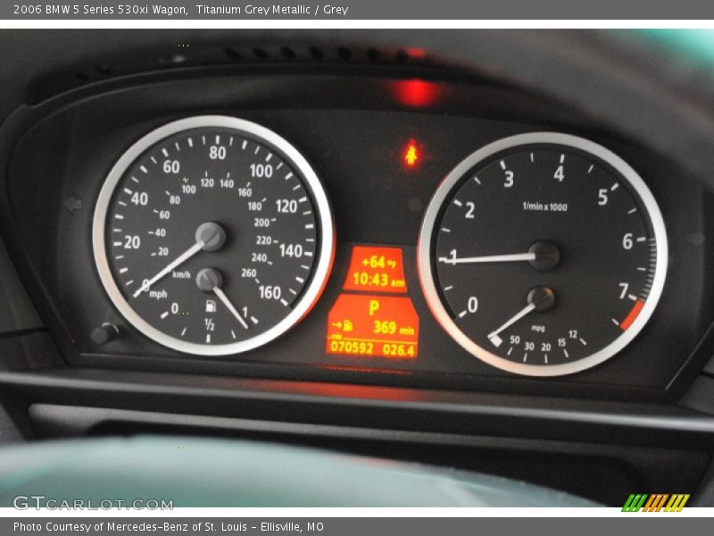 Titanium Grey Metallic / Grey 2006 BMW 5 Series 530xi Wagon