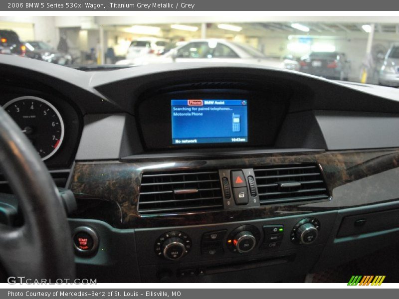 Titanium Grey Metallic / Grey 2006 BMW 5 Series 530xi Wagon