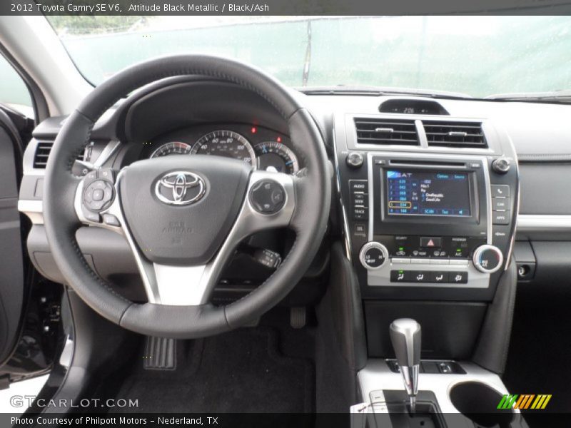 Attitude Black Metallic / Black/Ash 2012 Toyota Camry SE V6