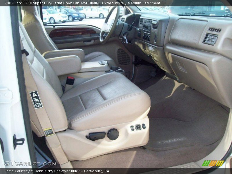  2002 F350 Super Duty Lariat Crew Cab 4x4 Dually Medium Parchment Interior