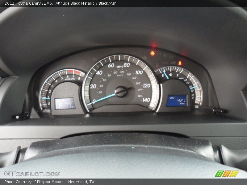  2012 Camry SE V6 SE V6 Gauges