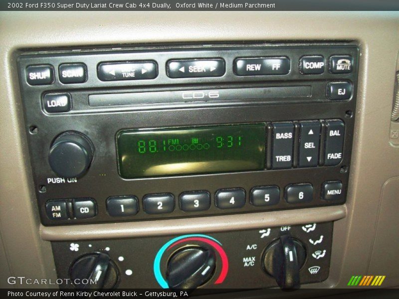Audio System of 2002 F350 Super Duty Lariat Crew Cab 4x4 Dually