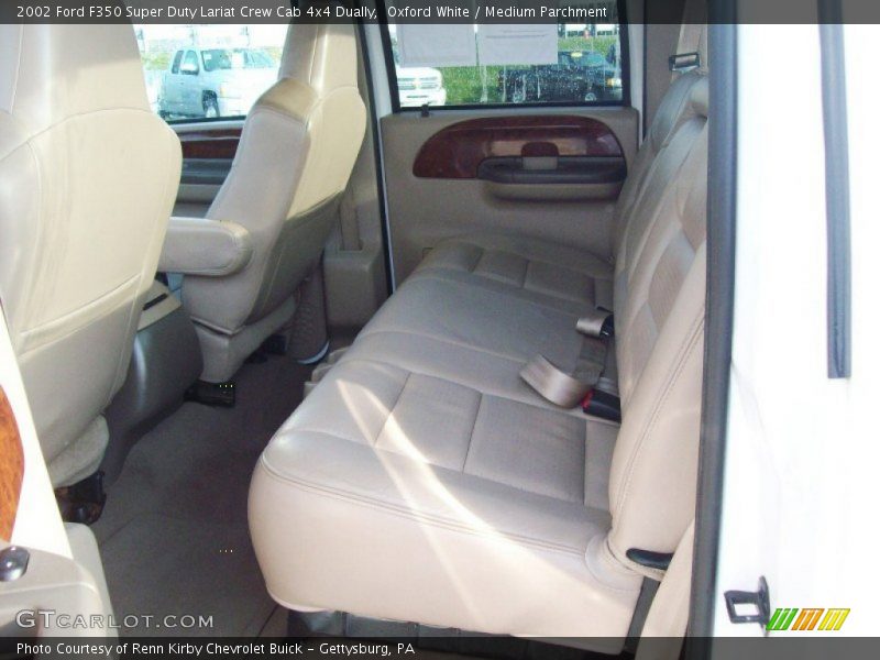  2002 F350 Super Duty Lariat Crew Cab 4x4 Dually Medium Parchment Interior