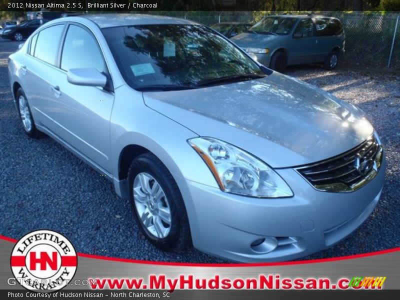 Brilliant Silver / Charcoal 2012 Nissan Altima 2.5 S
