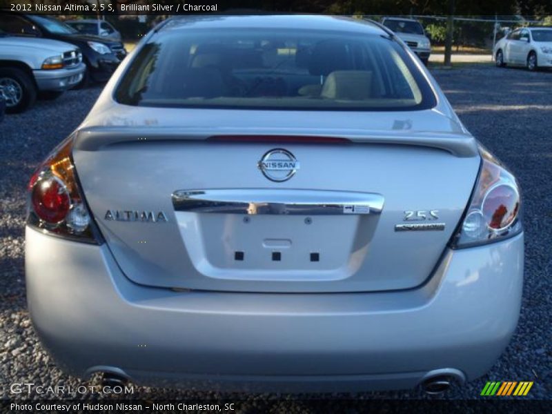 Brilliant Silver / Charcoal 2012 Nissan Altima 2.5 S