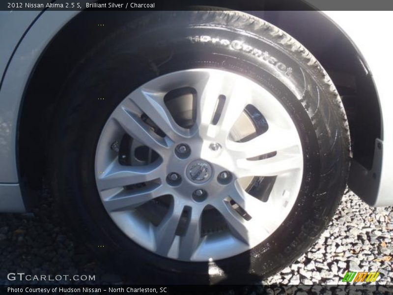 Brilliant Silver / Charcoal 2012 Nissan Altima 2.5 S