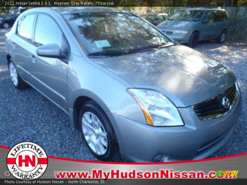 Magnetic Gray Metallic / Charcoal 2012 Nissan Sentra 2.0 S