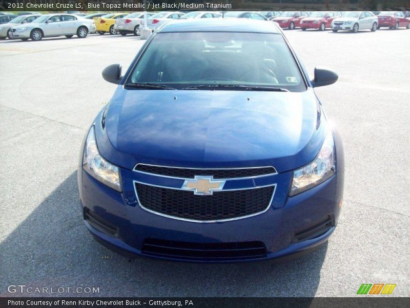 Blue Topaz Metallic / Jet Black/Medium Titanium 2012 Chevrolet Cruze LS