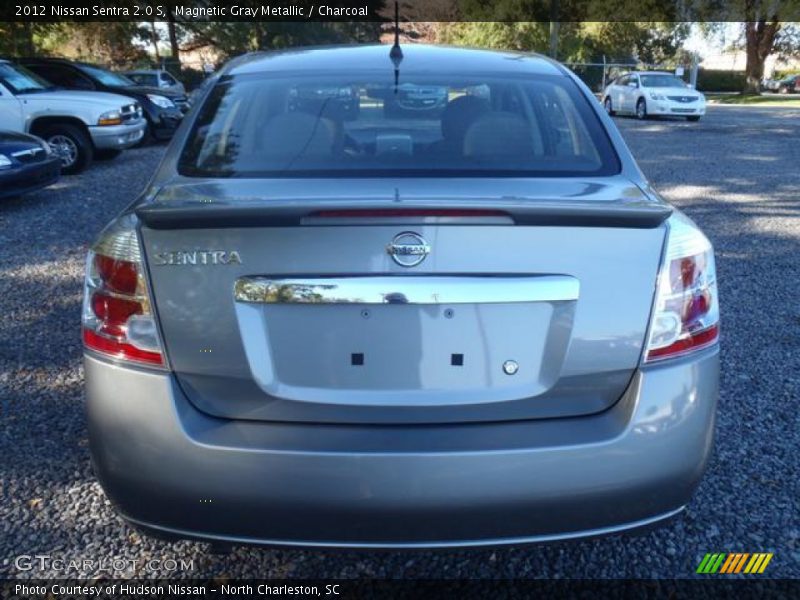 Magnetic Gray Metallic / Charcoal 2012 Nissan Sentra 2.0 S