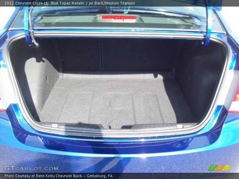 Blue Topaz Metallic / Jet Black/Medium Titanium 2012 Chevrolet Cruze LS